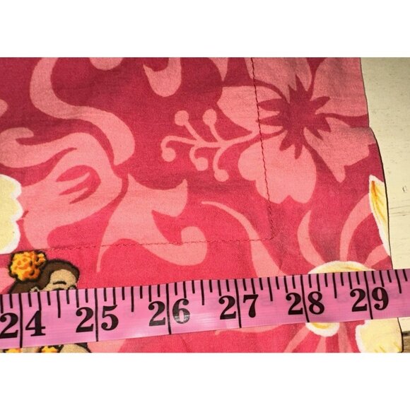 3pc Dean Miller Surf Bedding Hawaiian Hula Girl Queen Comforter 2 Shams pink HTF - Picture 11 of 16